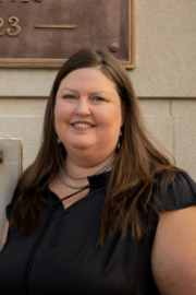 A headshot of a woman that works at First National Bank of Middle Tennessee.